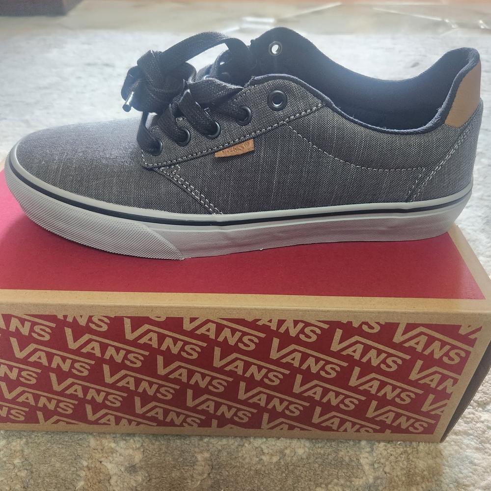 Vans Gray Canvas Sneakers